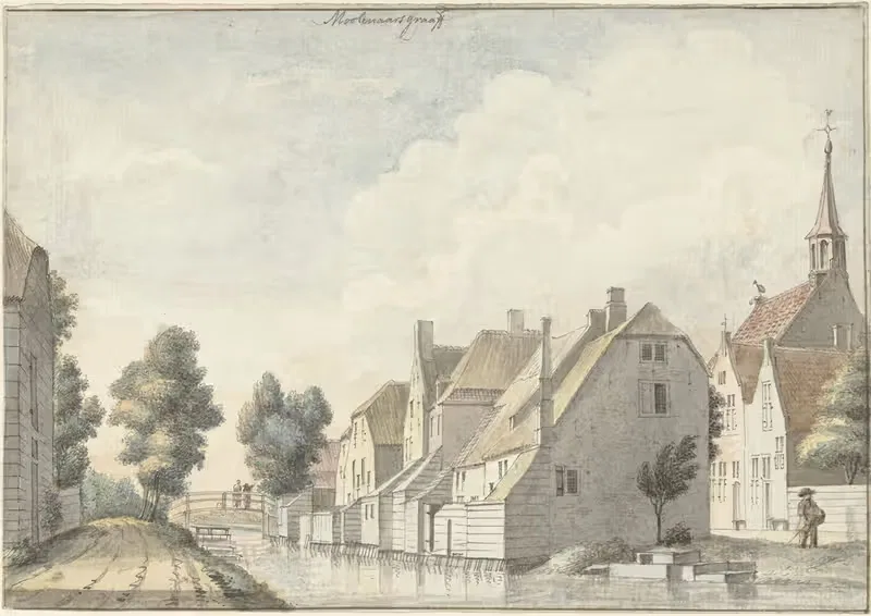 Het dorp Molenaarsgraaf in de Alblasserwaard — Joseph Adolf Schmetterling