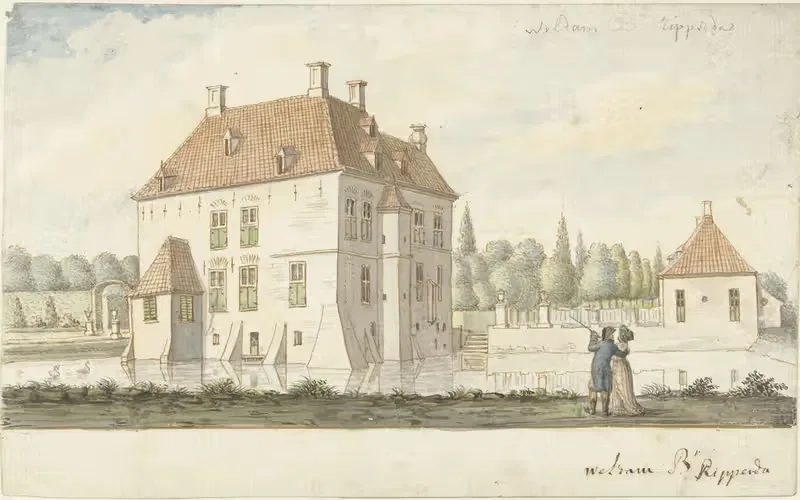 Замок 'т Вельдам близ Гора by Иосиф Адольф Шметтерлинг, 1761 - 1828 — digital art print download