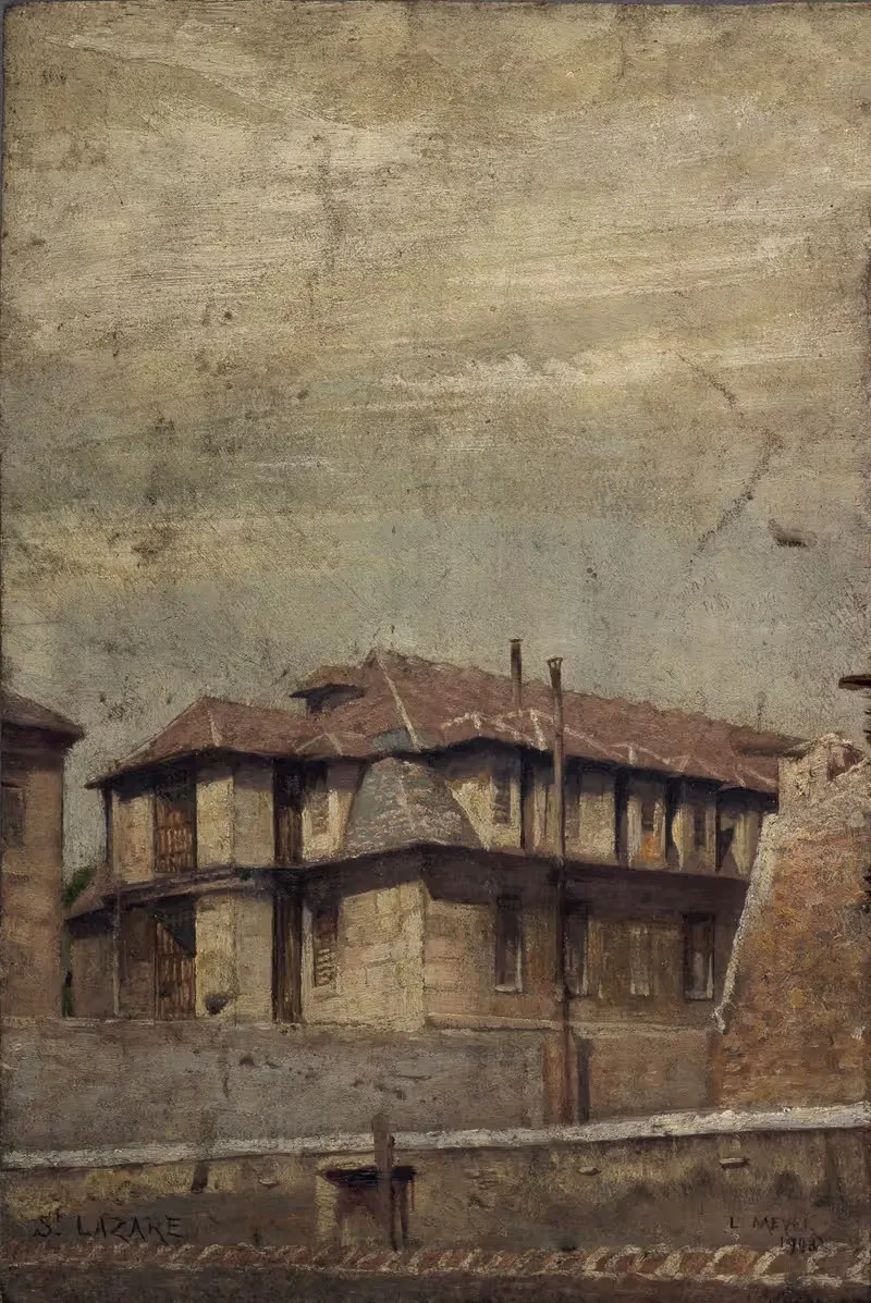 La Prison Saint-Lazare by Лазарь Мейер, 1908 — digital art print download