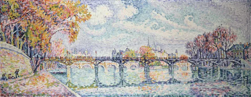 Мост Искусств by Поль Синьяк, 1928 — digital art print download