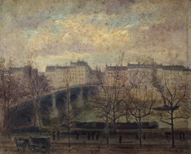 Мост Турнель by Виктор Леконт, 1918 — digital art print download