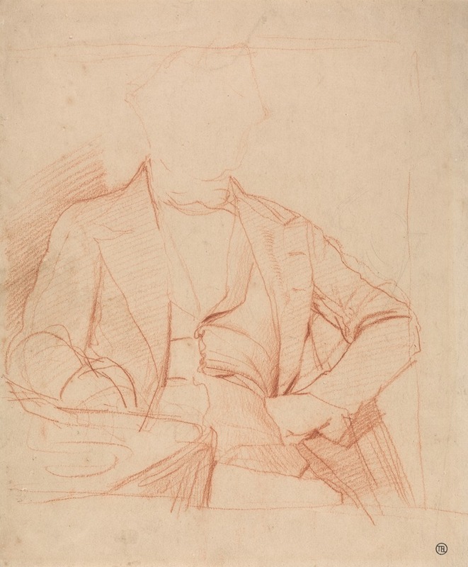 Study for the Portrait of Mr. Coleman — Alfred George Stevens