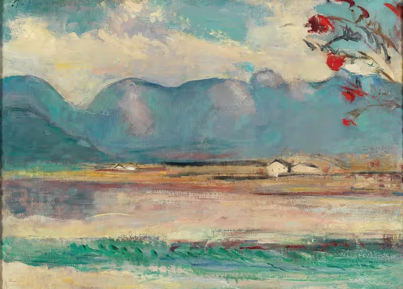 Pinzgauer Landschaft mit dem Steinernen Meer — Anton Faistauer