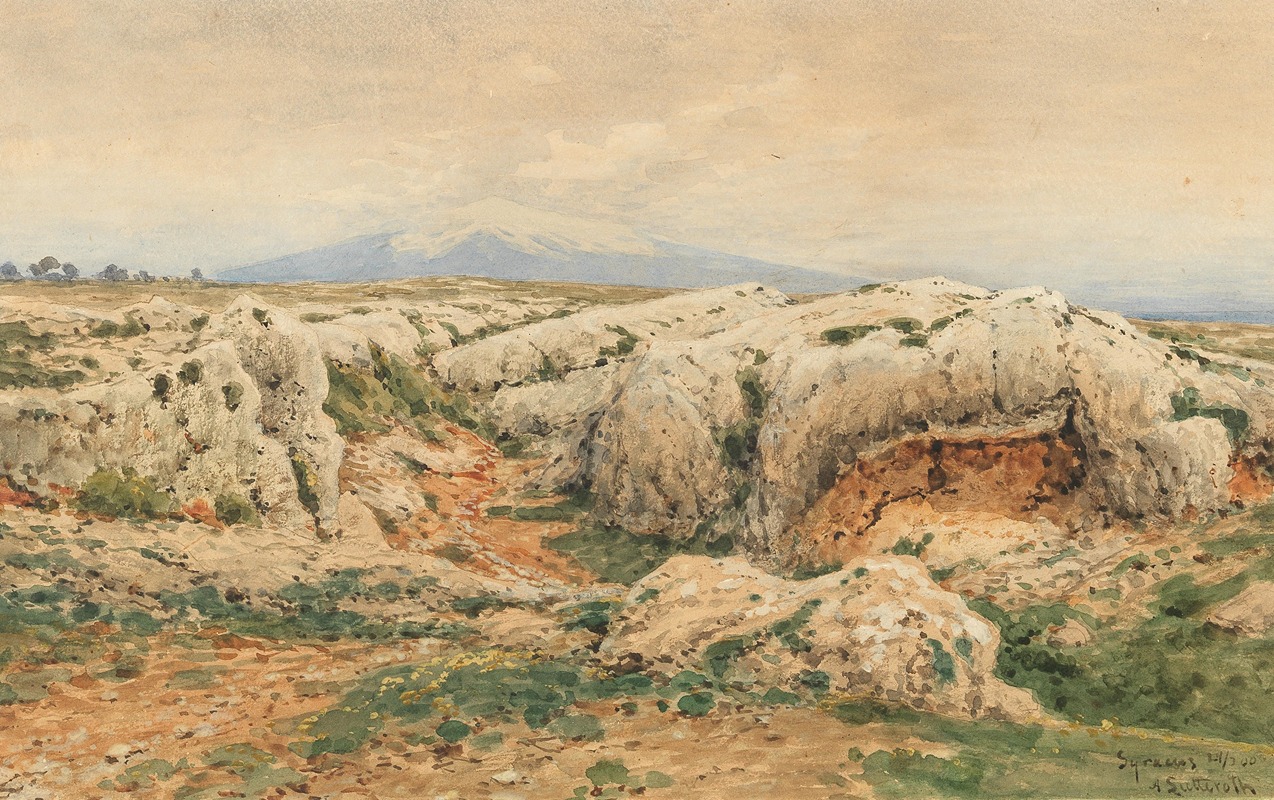 Сиракузы by Аскан Луттерот, 1900 — digital art print download