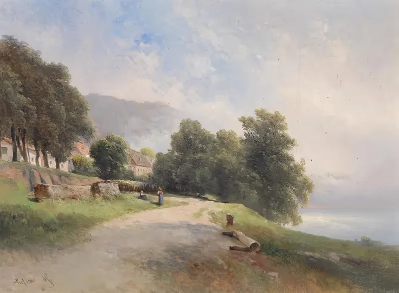 Holzgarten Vorstadt in Passau — Carl Franz Emanuel Haunold