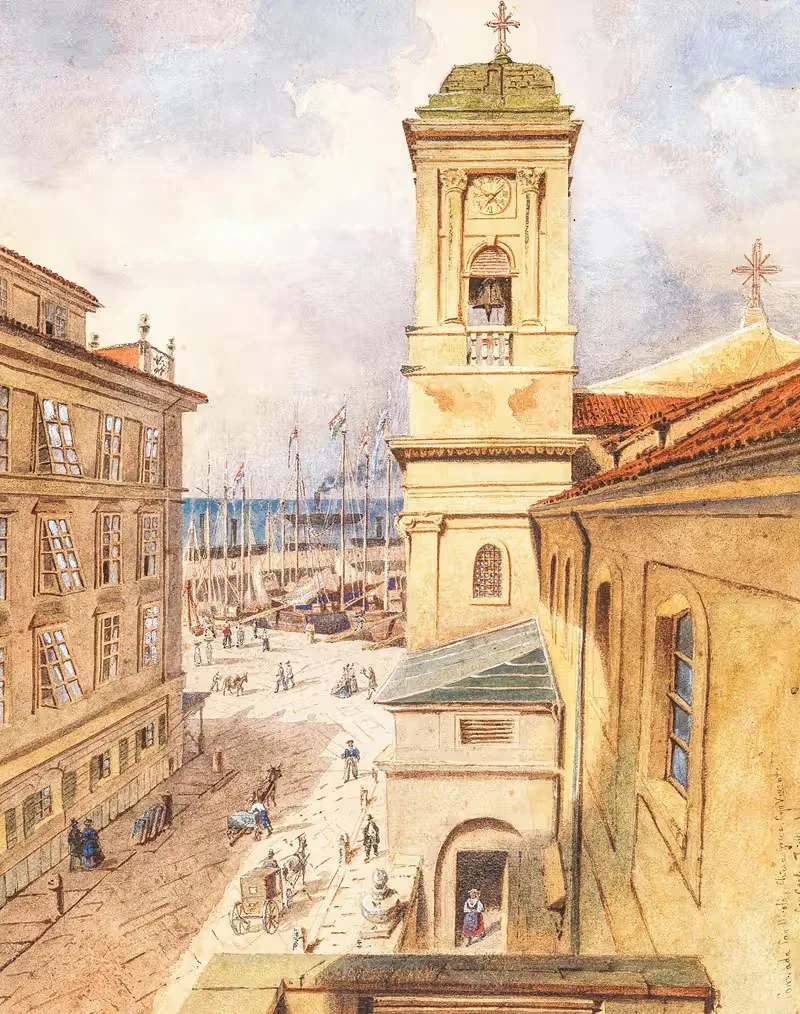 Сан Николò Триест by Карло Канелла, 1862 — digital art print download
