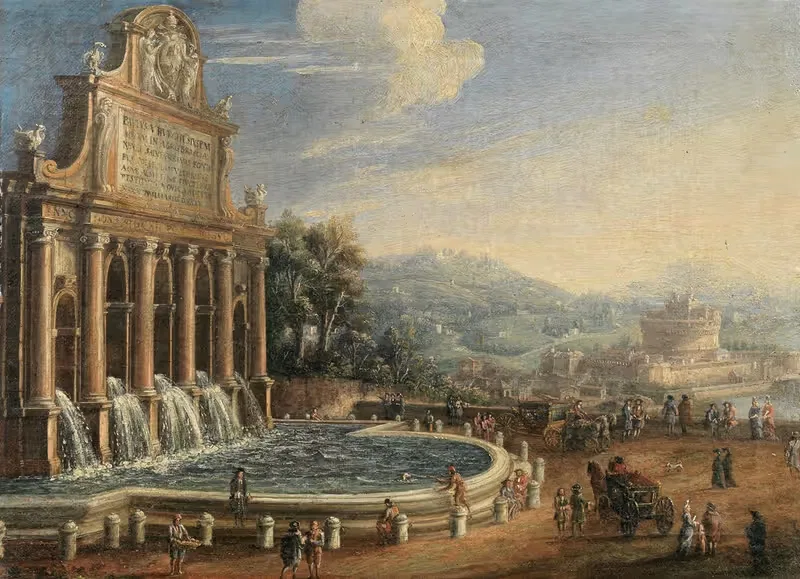 Fontana dell’Acqua Paola — Gaspar Van Wittel