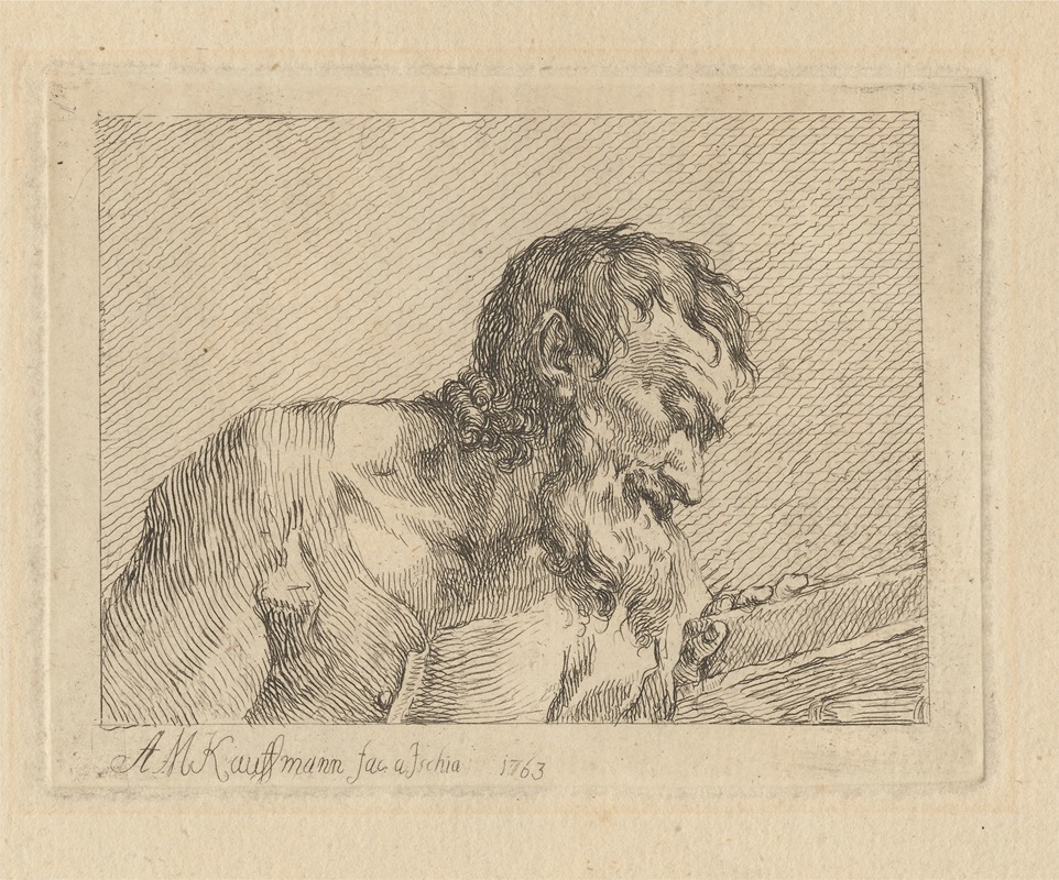 Bust of an Old Man. — Анжелика Кауфман
