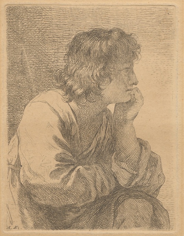 Hope by Анжелика Кауфман, c. 1765 — digital art print download