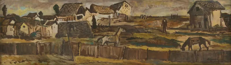 On the Pasture by Cyprián Majerník, 1944 — digital art print download