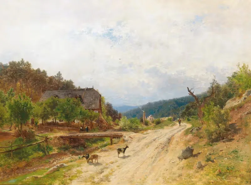 Motif of Emmerberg — Eduard Peithner von Lichtenfels