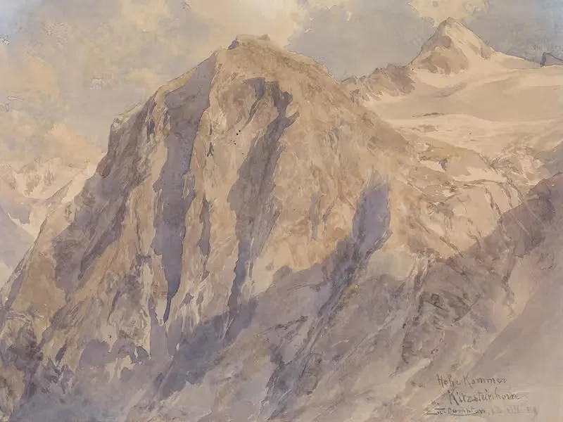 Высокая камера Кицштайнхорн by Эдвард Теодор Комптон, 1909 — digital art print download