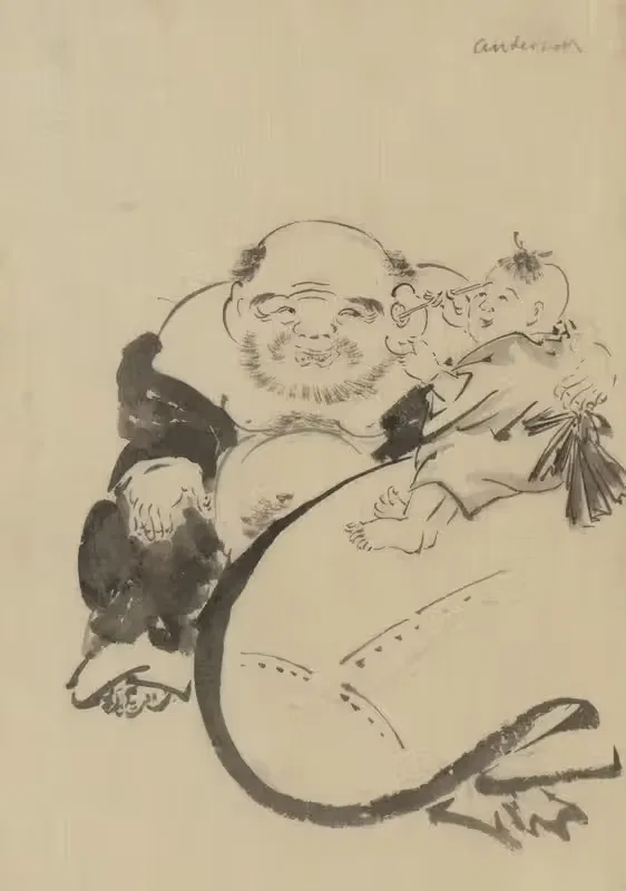 Shakuyaku kana ari — Katsushika Hokusai