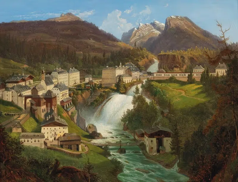 View of Bad Gastein — Emil Ludwig Löhr