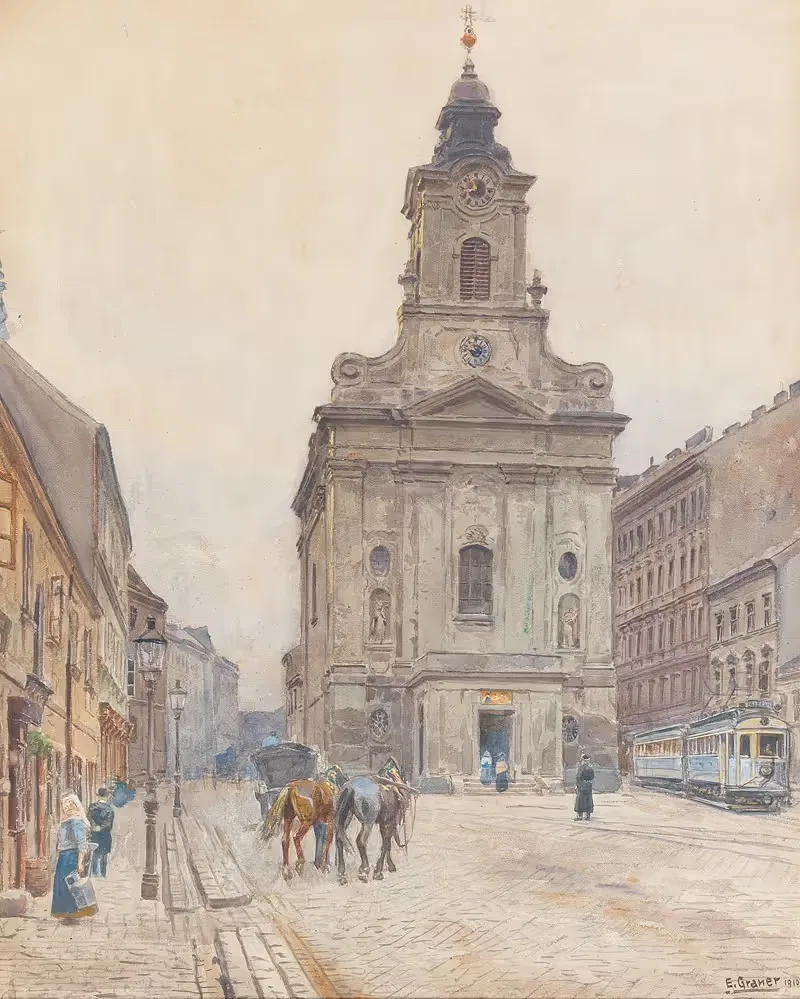 The so-called Rauchfangkehrerkirche in Vienna — Ernst Graner