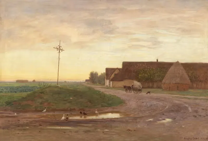 Крестный путь у Кайё by Евген Йеттель, 1897 — digital art print download