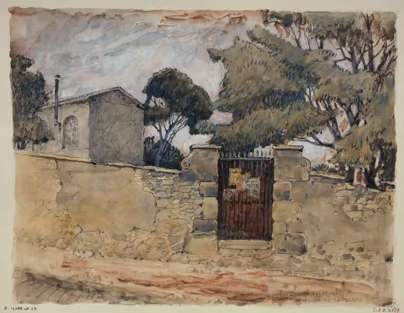 Улица Рю дю Шевалье де Ла Барр by Фердинанд Боберг, 1927 — digital art print download