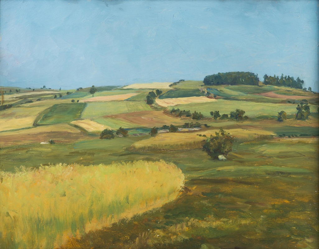 Mountain Fields by František Kaván — digital art print download