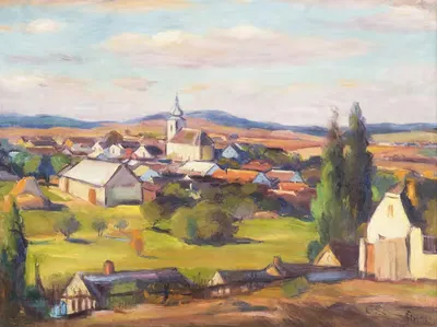 Лугов near Мораваске Будейовице by Франтишек Шинделарж — digital art print download