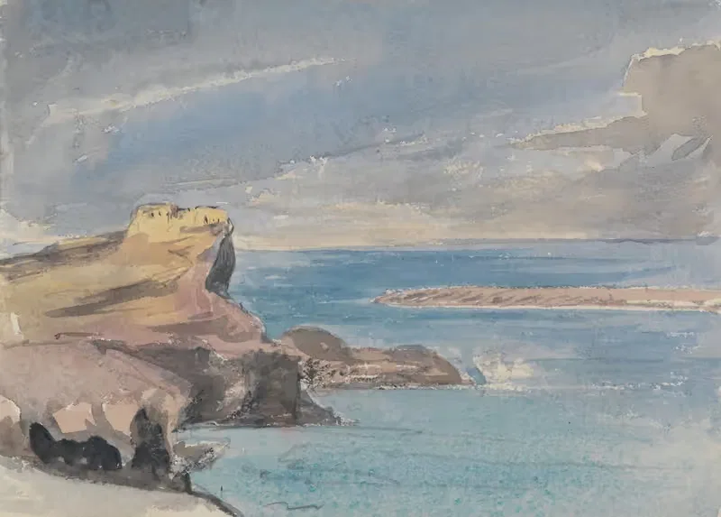 Sketchbook by Barbara Bodichon, 1861 — digital art print download