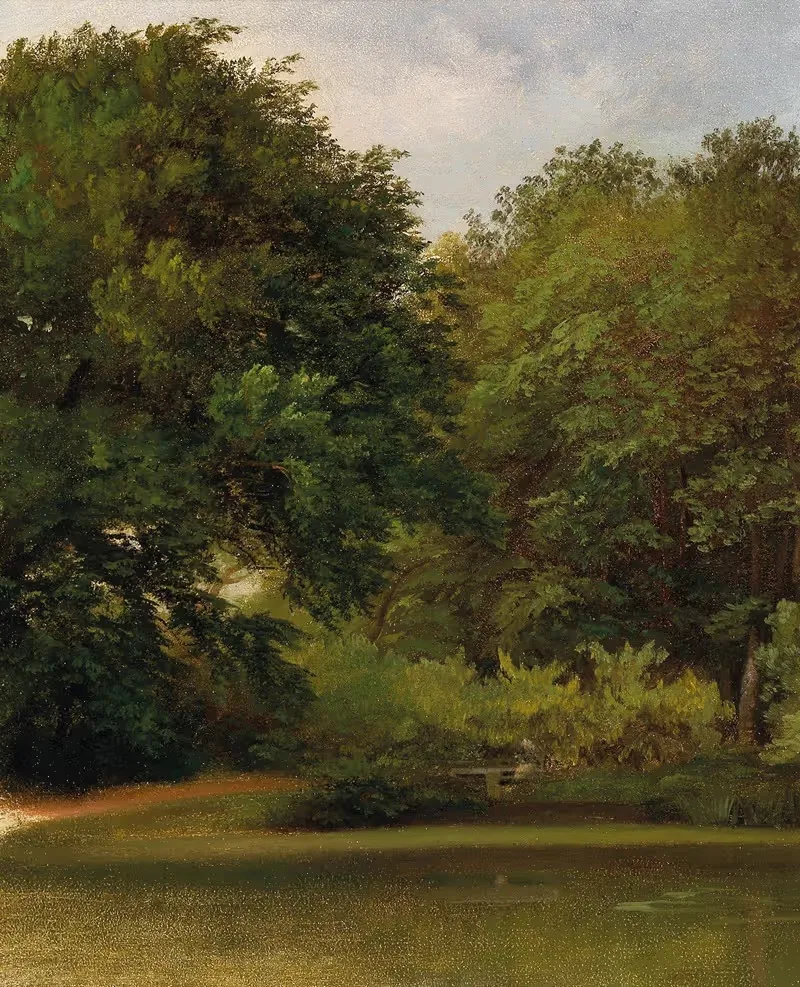 Group of Trees in the Park — Friedrich Loos