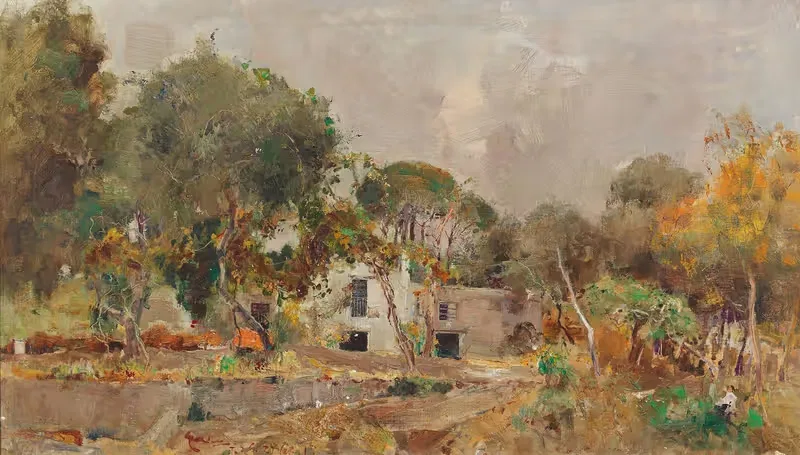 Касале в Торре дель Греко by Джузеппе Касчиаро, 1910 — digital art print download
