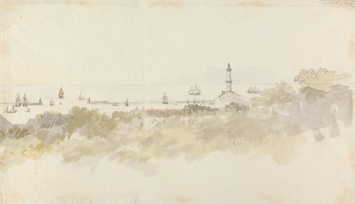 Genoa – A Seascape with Shipping by Чарльз Гор — digital art print download