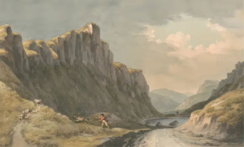 Craig y Ladron – The Thieves Precipice — John Warwick Smith