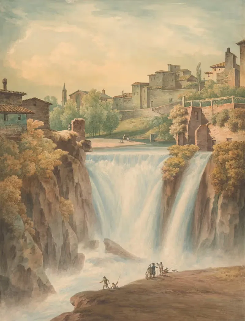 Falls of Tivoli — John Warwick Smith