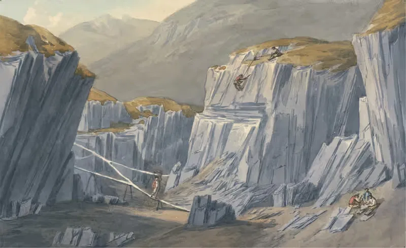 The Slate Quarries at Bron Llwyd — John Warwick Smith