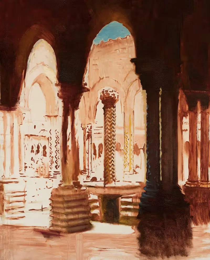 Монастырский дворик в Монреале-Палермо by Казимеж Стаборовский, 1924-1926 — digital art print download