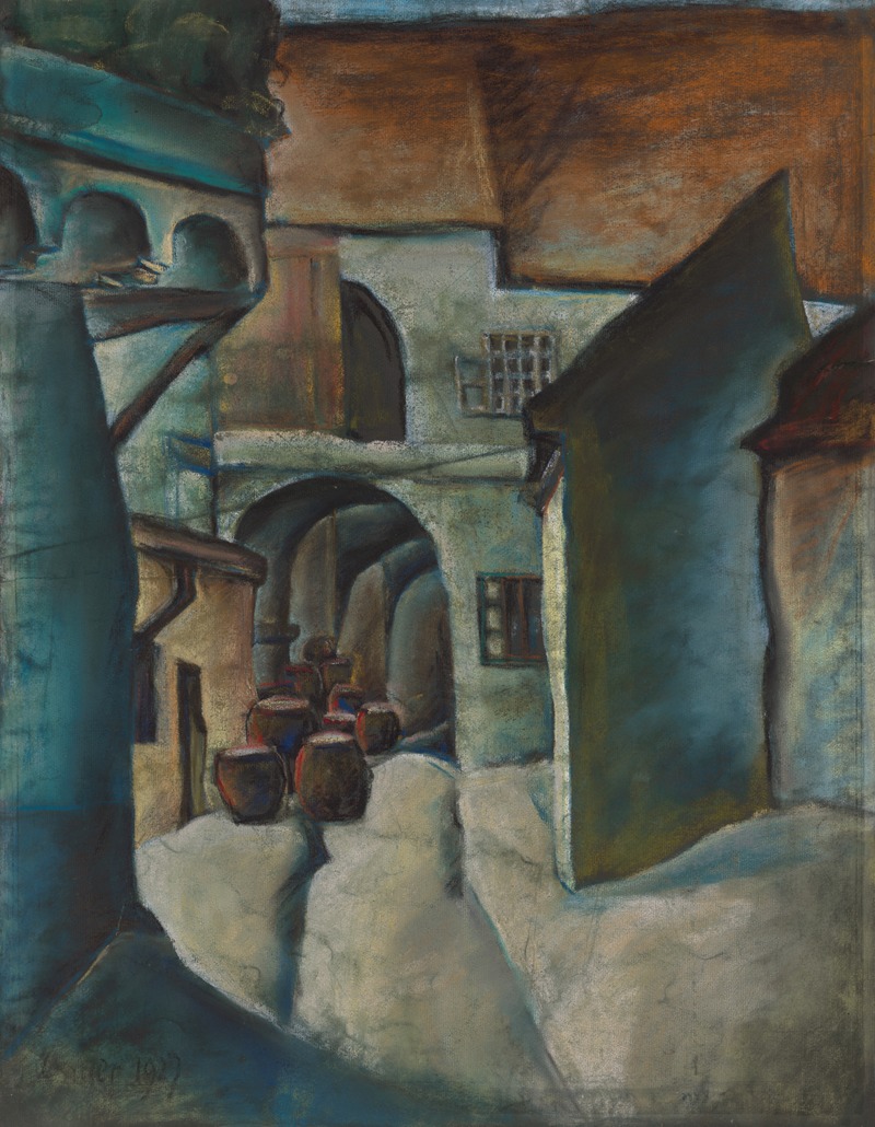 Košický dvor by Konštantín Bauer, 1927 — digital art print download