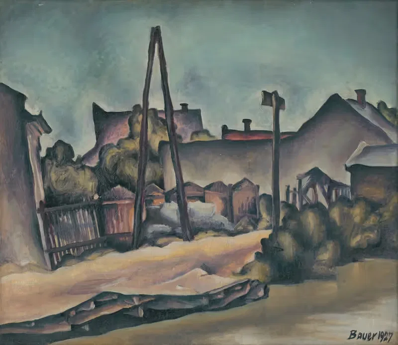 На окраине Кошице by Константин Баур, 1927 — digital art print download