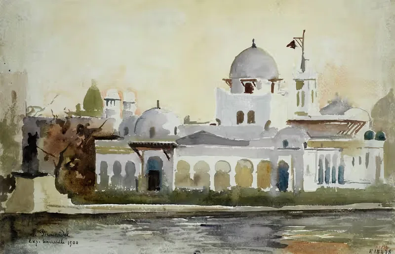 Exposition de 1900, le pavillon de la Turquie — Laure Brouardel