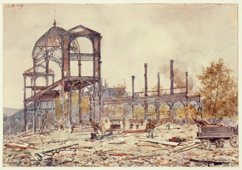 Работы на рынке Темпл by Мари-Дезире Бургуа, 1801-1900 — digital art print download