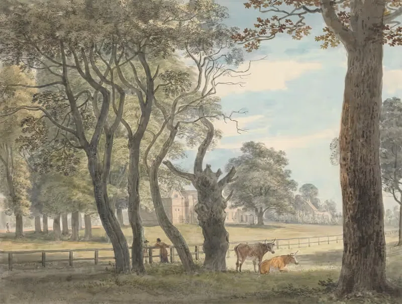 The Gunpowder Magazine, Hyde Park — Paul Sandby
