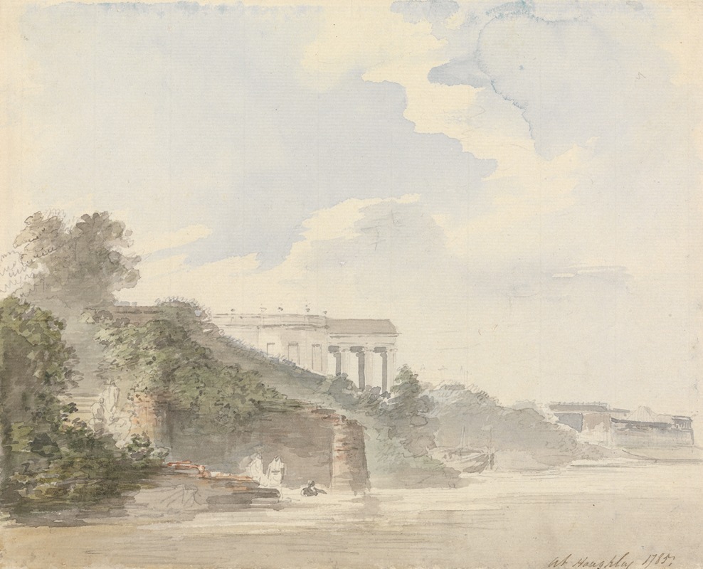 At Haughley by Samuel Davis, 1785 — digital art print download