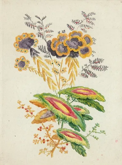 Fantastic flowers, from New Suite of Notebooks of Ideal Flowers for the Use of Designers and Painters by Анн Аллен —…