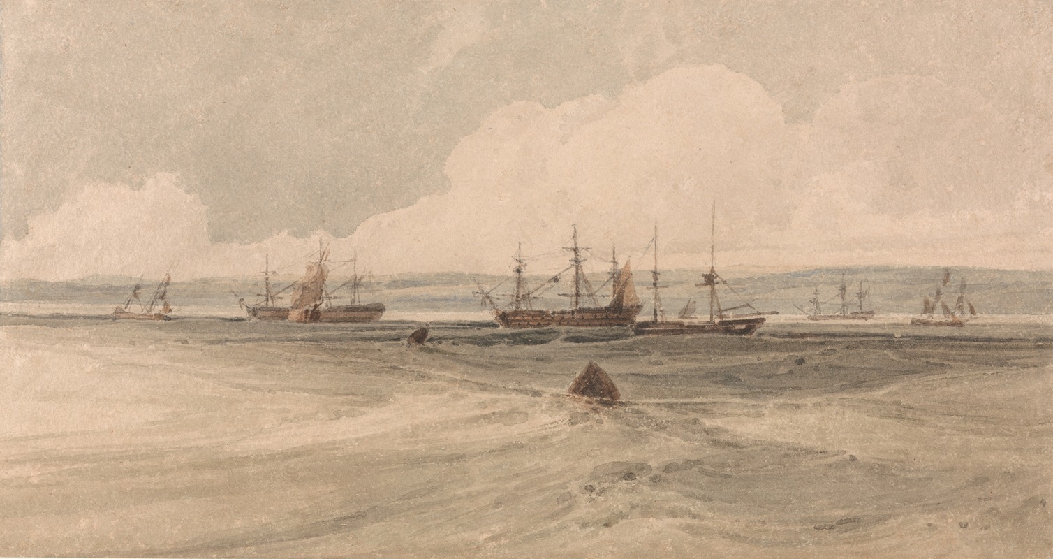 View of Sheerness by Франсуа Луи Томас Франсия — digital art print download
