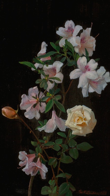 Spring Blossoms by Джордж Кокран Ламбдин, 1875 — digital art print download