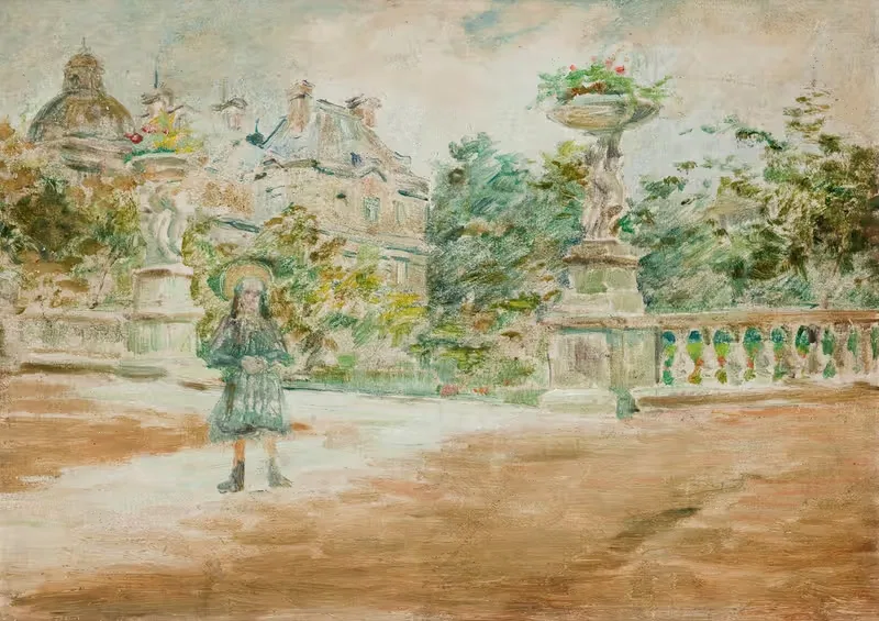 The Luxembourg Garden in Paris — Stanisław Wyspiański