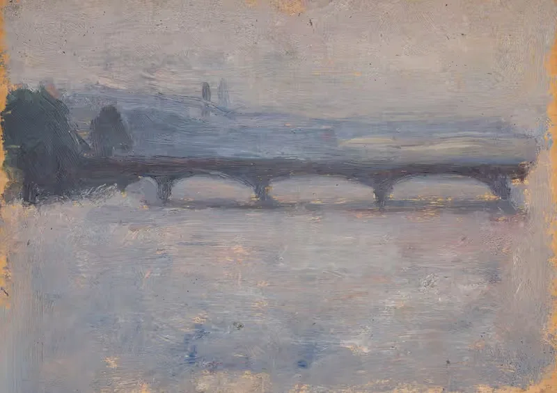 Мост на Сене by Тадеуш Маковский, 1908 — digital art print download
