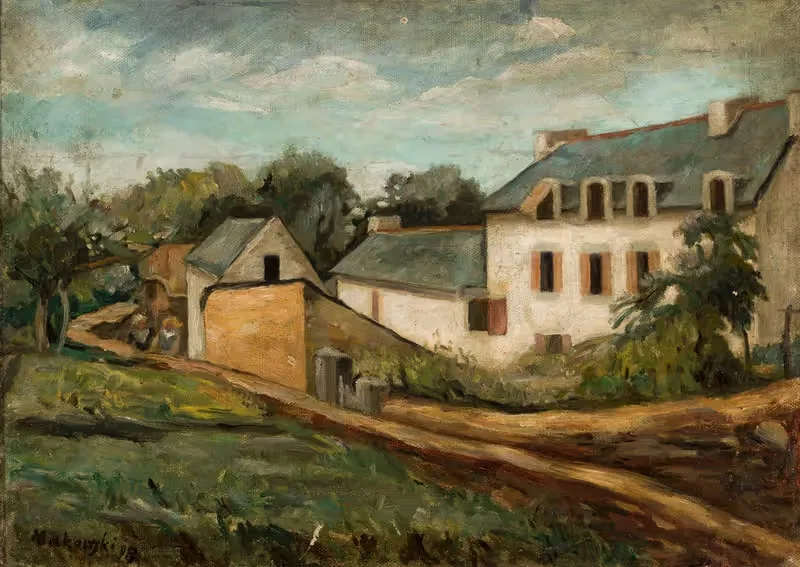 Пейзаж из Ле Пульду by Тадеуш Маковский, 1917 — digital art print download