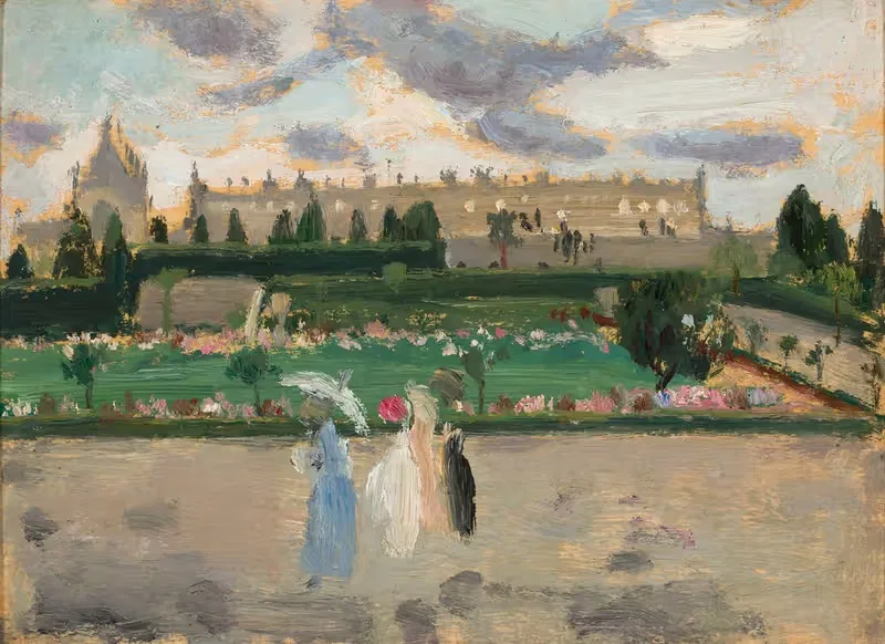 Pejzaż miejski (Esplanade des Invalides) — Tadeusz Makowski