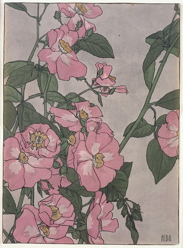 Prairie Rose by Ханна Боргер Овербек — digital art print download