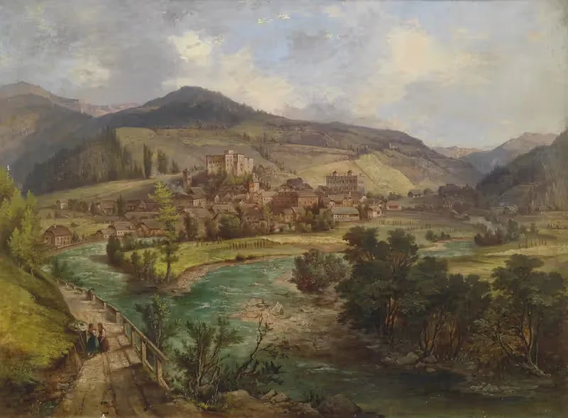 Blick auf Gmünd in Kärnten — Jakob Canciani