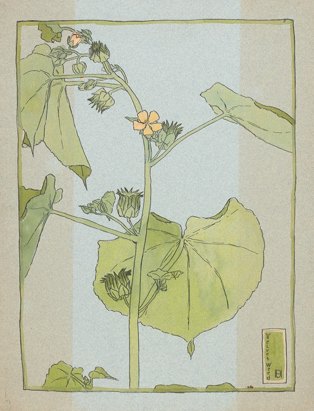 Velvet Weed by Ханна Боргер Овербек — digital art print download