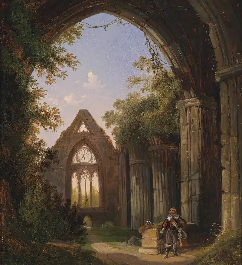 Руины церкви by Йозеф Альтенкопф, 1848 — digital art print download