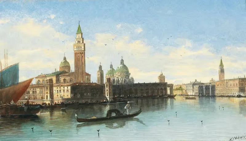 Венецианская сцена II by Карл Кауфман — digital art print download