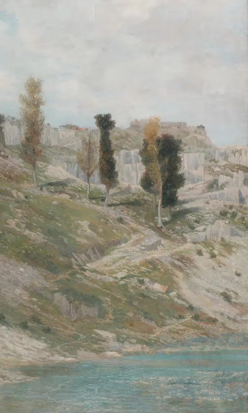 Felsenlandschaft bei St. Canzian — Karl Mediz